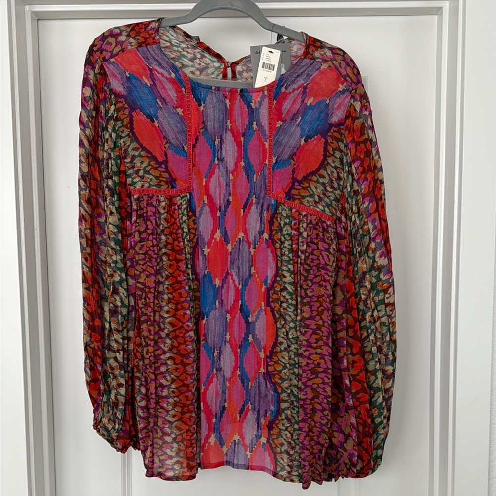 Anthropologie Bl-nk London Miranda peasant blouse NWT